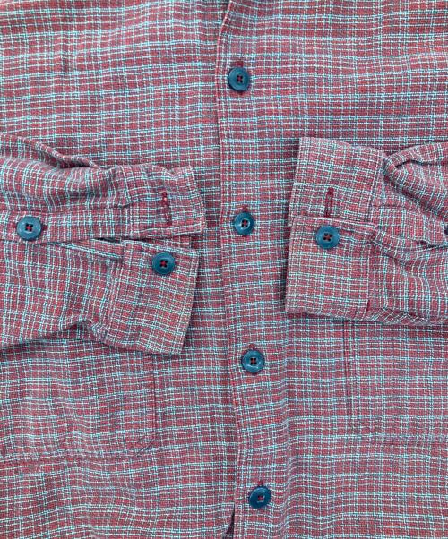 Patagonia（パタゴニア）Patagonia (パタゴニア) コットンチェックネルシャツ レッド サイズ:Lの古着・服飾アイテム