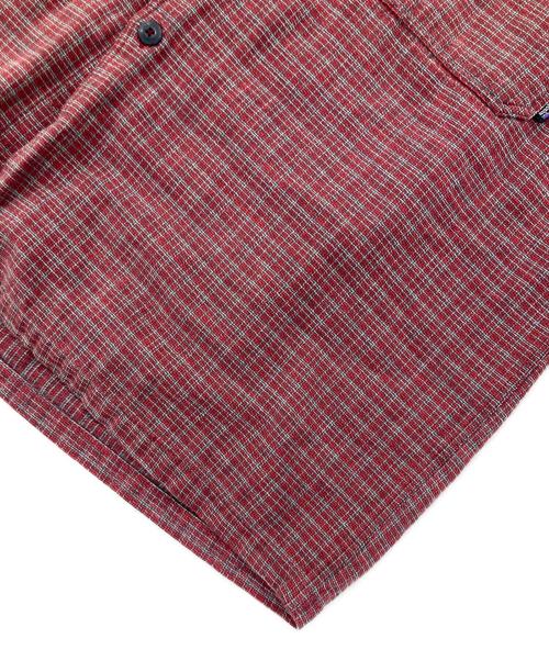 Patagonia（パタゴニア）Patagonia (パタゴニア) コットンチェックネルシャツ レッド サイズ:Lの古着・服飾アイテム