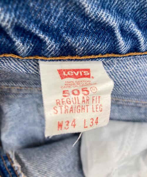 LEVI'S（リーバイス）LEVI'S (リーバイス) 90’s 505デニムパンツ インディゴ サイズ:SIZE 86cm (W34)の古着・服飾アイテム