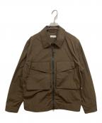 POP TRADING COMPANYポップトレーディングカンパニー）の古着「BOXER OVERSHIRT/ナイロンジャケット」｜ブラウン