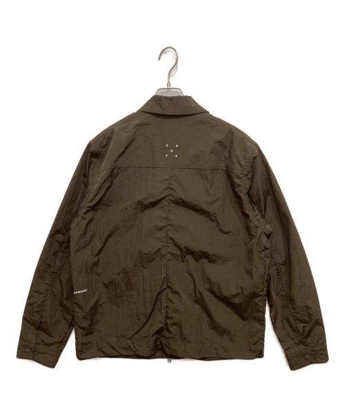 POP TRADING COMPANY（ポップトレーディングカンパニー）POP TRADING COMPANY (ポップトレーディングカンパニー) BOXER OVERSHIRT/ナイロンジャケット ブラウン サイズ:Mの古着・服飾アイテム