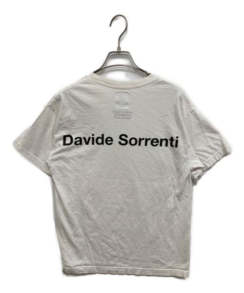 WACKO MARIA（ワコマリア）WACKO MARIA (ワコマリア) DAVIDE SORRENTI CREW NECK T-SHIRT/プリントTシャツ ホワイト サイズ:Mの古着・服飾アイテム