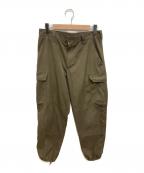 MILITARYミリタリー）の古着「カーゴパンツ」｜カーキ