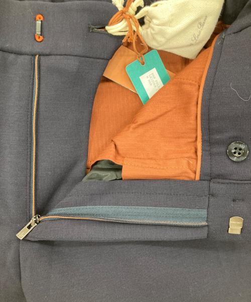LORO PIANA（ロロピアーナ）LORO PIANA (ロロピアーナ) Leisure City Straight Pants/ウール混スラックス ネイビー サイズ:46 未使用品の古着・服飾アイテム