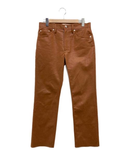 Sefr（セファ）Sefr (セファ) LONDRE TROUSER/ビーガンレザーパンツ ブラウン サイズ:76cm (W30)の古着・服飾アイテム