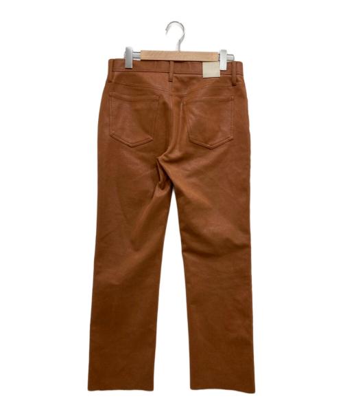Sefr（セファ）Sefr (セファ) LONDRE TROUSER/ビーガンレザーパンツ ブラウン サイズ:76cm (W30)の古着・服飾アイテム