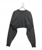 TODAYFULトゥデイフル）の古着「Cropped Sweat Pullover」｜グレー