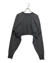 TODAYFUL（トゥデイフル）の古着「Cropped Sweat Pullover」｜グレー
