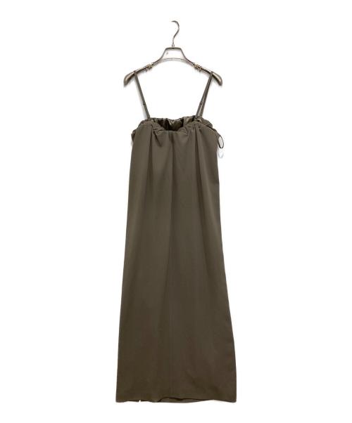 ANDRESD（アンドレスド）ANDRESD (アンドレスド) back sheer gilet setup dress ベージュ サイズ:FREEの古着・服飾アイテム