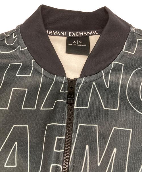 ARMANI EXCHANGE（アルマーニ エクスチェンジ）ARMANI EXCHANGE (アルマーニ エクスチェンジ) 総柄ジップジャケット ブラック サイズ:XSの古着・服飾アイテム