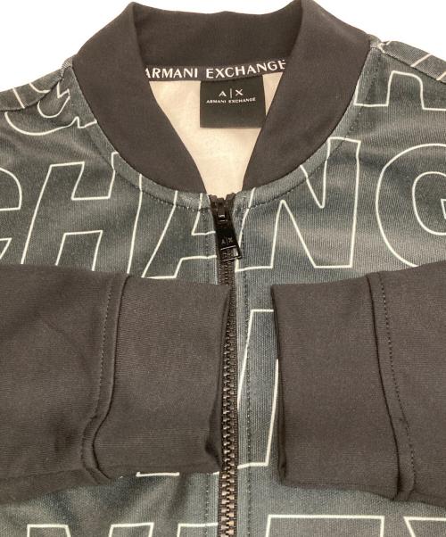 ARMANI EXCHANGE（アルマーニ エクスチェンジ）ARMANI EXCHANGE (アルマーニ エクスチェンジ) 総柄ジップジャケット ブラック サイズ:XSの古着・服飾アイテム
