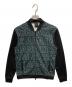 ARMANI EXCHANGE（アルマーニ エクスチェンジ）の古着「総柄ジップジャケット」｜ブラック