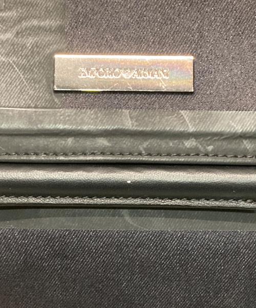 EMPORIO ARMANI（エンポリオアルマーニ）EMPORIO ARMANI (エンポリオアルマーニ) キャンバスリュック ブラックの古着・服飾アイテム