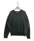 POLO RALPH LAURENポロ・ラルフローレン）の古着「Vネックスウェット」｜ブラック