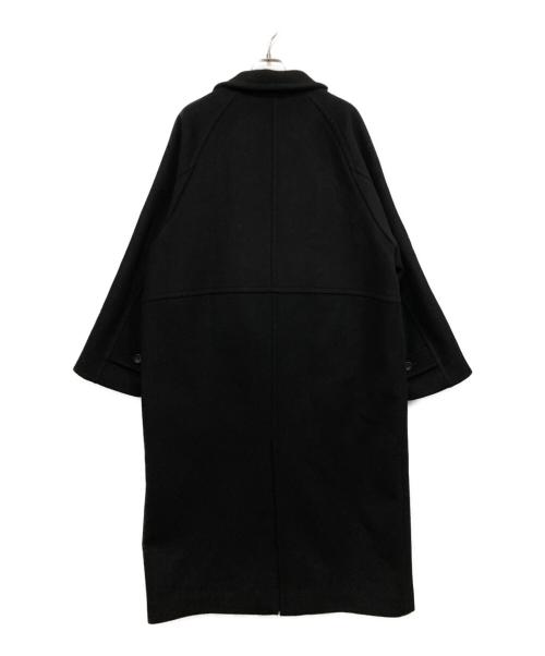 SIMPLICITE（シンプリシテ）simplicite (シンプリシテ) Wビーバーコクーンスタンドカラー ブラック サイズ:FREEの古着・服飾アイテム