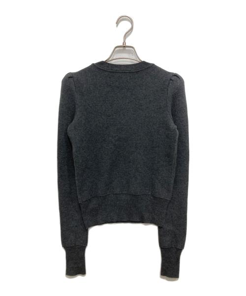 ISABEL MARANT ETOILE（イザベルマランエトワール）ISABEL MARANT ETOILE (イザベルマランエトワール) ウール混ショルダーパッドニット グレー サイズ:34の古着・服飾アイテム