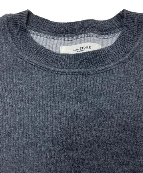 ISABEL MARANT ETOILE（イザベルマランエトワール）ISABEL MARANT ETOILE (イザベルマランエトワール) ウール混ショルダーパッドニット グレー サイズ:34の古着・服飾アイテム