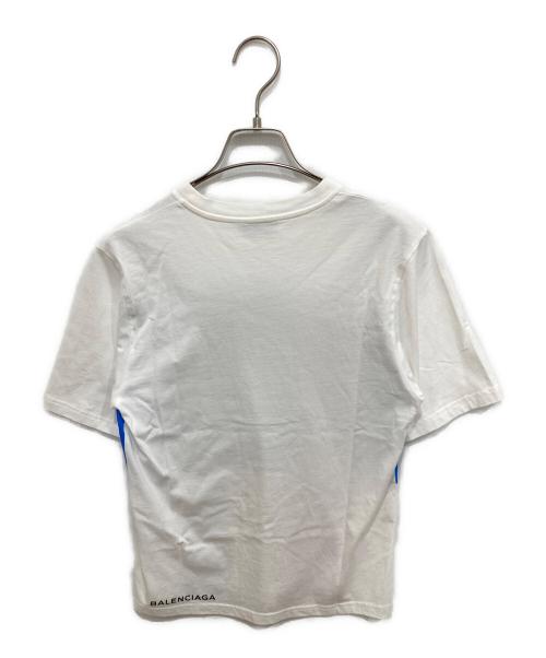BALENCIAGA（バレンシアガ）BALENCIAGA (バレンシアガ) プリントTシャツ ホワイト サイズ:34の古着・服飾アイテム