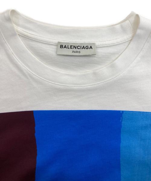 BALENCIAGA（バレンシアガ）BALENCIAGA (バレンシアガ) プリントTシャツ ホワイト サイズ:34の古着・服飾アイテム