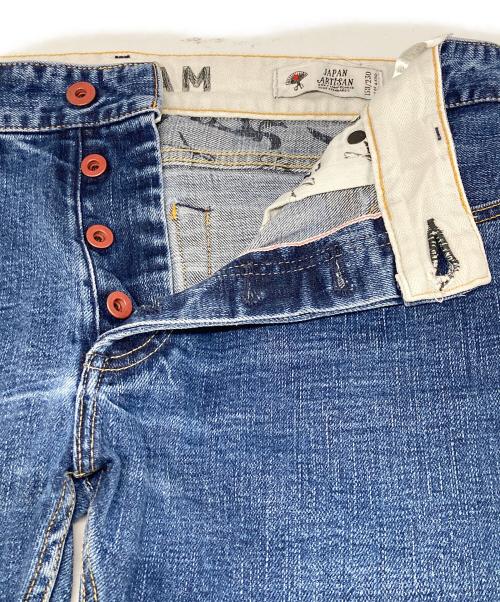 Denham（デンハム）Denham (デンハム) DRILL/REGULAR FITデニムパンツ ブラック サイズ:83.5cm (W33)の古着・服飾アイテム