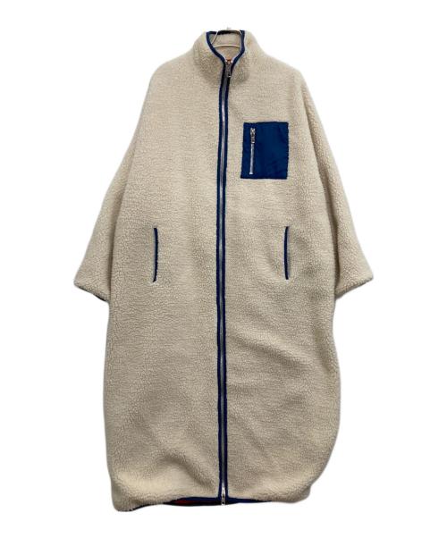 Stand Studio（スタンド スタジオ）STAND STUDIO (スタンド スタジオ) フリースコート アイボリー サイズ:36の古着・服飾アイテム