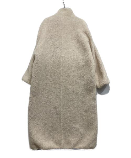 Stand Studio（スタンド スタジオ）STAND STUDIO (スタンド スタジオ) フリースコート アイボリー サイズ:36の古着・服飾アイテム