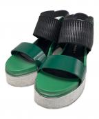 UNITED NUDEユナイテッドヌード）の古着「Rico Sandal/厚底サンダル」｜グリーン