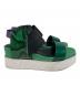 中古・古着 UNITED NUDE (ユナイテッドヌード) Rico Sandal/厚底サンダル グリーン サイズ:36：7000円