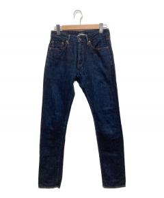 中古・古着通販】NEON SIGN (ネオンサイン) DRILL WIDE DENIM PANTS V1