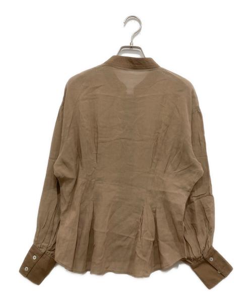 ETRE TOKYO（エトレトウキョウ）ETRE TOKYO (エトレトウキョウ) シースルーシャツ ベージュ サイズ:FREEの古着・服飾アイテム