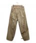 NVRFRGT（ネヴァーフォーゲット）の古着「3D TWISTED WIDE LEG JEANS」｜ベージュ