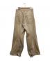 NVRFRGT (ネヴァーフォーゲット) 3D TWISTED WIDE LEG JEANS ベージュ サイズ:SIZE2：14000円