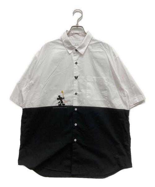 graniph（グラニフ）graniph (グラニフ) ルーズフィット半袖シャツ ホワイト サイズ:Lの古着・服飾アイテム