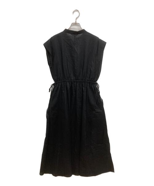 ROSSO（ロッソ）ROSSO (ロッソ) リネンコットンウエストギャザーワンピース ブラック サイズ:FREE 未使用品の古着・服飾アイテム