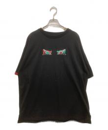graniph（グラニフ）の古着「地獄兄弟Tシャツ」｜ブラック
