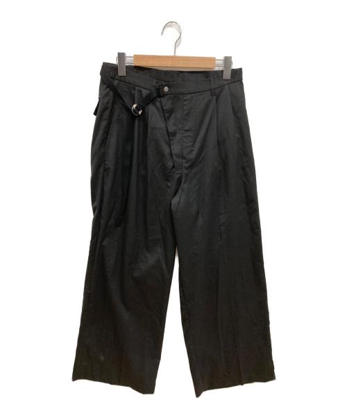 MAISON SPECIAL（メゾンスペシャル）MAISON SPECIAL (メゾンスペシャル) T/W Stretch Italian Army Motorcycle Pants ブラック サイズ:１の古着・服飾アイテム