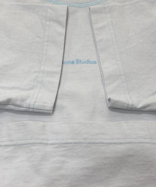 Acne studios（アクネ ストゥディオズ）ACNE STUDIOS (アクネ ストゥディオズ) ロゴTシャツ スカイブルー サイズ:XSの古着・服飾アイテム