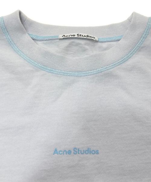 Acne studios（アクネ ストゥディオズ）ACNE STUDIOS (アクネ ストゥディオズ) ロゴTシャツ スカイブルー サイズ:XSの古着・服飾アイテム