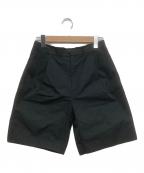 MUSE de Deuxieme Classeミューズ ドゥーズィエム クラス）の古着「taffeta half/ハーフパンツ」｜ブラック
