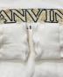 中古・古着 LANVIN (ランバン) Curb Lace Popover Hoody/ロゴプルオーバーパーカー ホワイト サイズ:不明：16000円