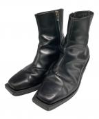 MAISON SPECIALメゾンスペシャル）の古着「Zip Heel Boots/サイドジップブーツ」｜ブラック