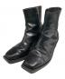 MAISON SPECIAL（メゾンスペシャル）の古着「Zip Heel Boots/サイドジップブーツ」｜ブラック
