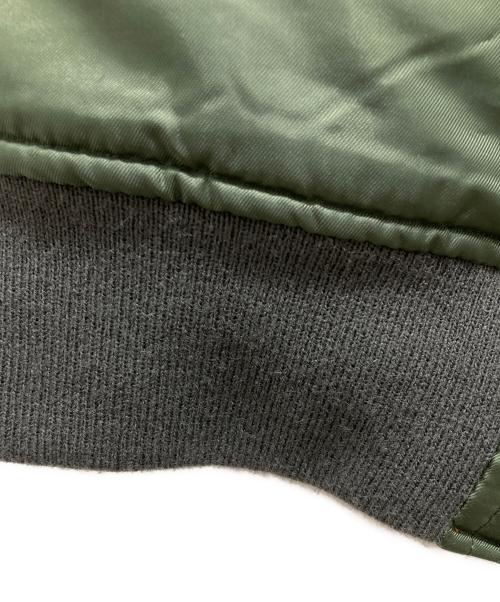 THRIFTY LOOK（スリフティールック）THRIFTY LOOK (スリフティールック) MA-1 リバーシブルベスト カーキ サイズ:不明の古着・服飾アイテム