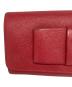 中古・古着 PRADA (プラダ) SAFFIANO FIOCCO/サフィアーノ 長財布 ショッキングピンク：8000円