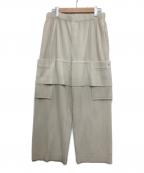 HOMME PLISSE ISSEY MIYAKEオム プリッセ イッセイ ミヤケ）の古着「MULTI-POCKET/プリーツカーゴパンツ」｜LIMESTONE WHITE