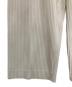 中古・古着 HOMME PLISSE ISSEY MIYAKE (オム プリッセ イッセイ ミヤケ) MULTI-POCKET/プリーツカーゴパンツ LIMESTONE WHITE サイズ:3：43000円