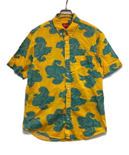 SUPREME（シュプリーム）SUPREME (シュプリーム) Paisley Shirt イエロー サイズ:Mの古着・服飾アイテム