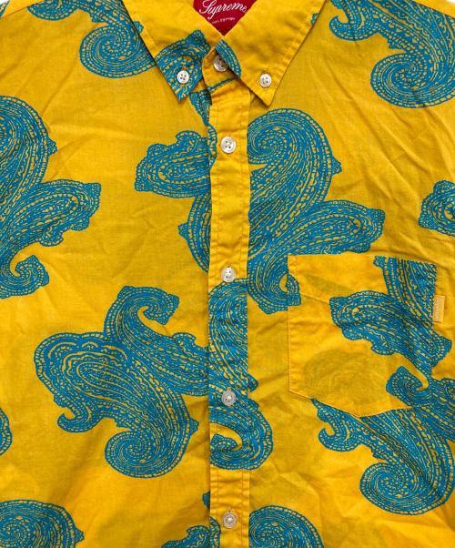 SUPREME（シュプリーム）SUPREME (シュプリーム) Paisley Shirt イエロー サイズ:Mの古着・服飾アイテム