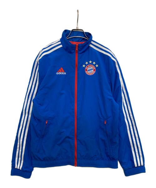 adidas（アディダス）adidas (アディダス) FCバイエルン アンセムジャケット ブルー サイズ:Mの古着・服飾アイテム