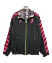 adidas（アディダス）の古着「ユベントス アンセムジャケット」｜ブラック×ピンク